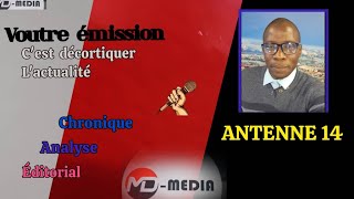 ANTENNE 14 30 SEPT 2024 NENOU BAKHAL 150 AHMED MOKO DECORTIQUER [upl. by Swiercz]