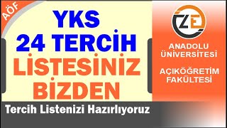 AÖF YKS Tercih Listenizi Hazırlıyoruz  Başarı Sıranızı ve Puanınızı Gönderin  Açıköğretim Kazan [upl. by Meenen513]