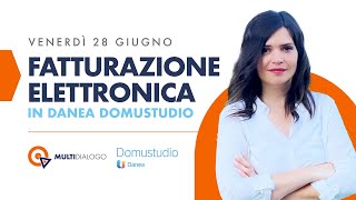 La fatturazione elettronica in Danea Domustudio [upl. by Aneladgam]