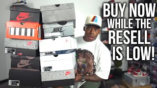 TOP 10 SNEAKERS YOU SHOULD BUY NOW BEFORE YOU REGRET IT LATER RESELL IS EXTREMELY LOW SURPRISINGLY [upl. by Pandolfi]