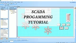 SCADA System tutorial using Wonderware Intouch software scada automation [upl. by Ecnerolf]