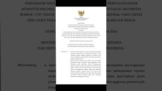 Jabatan Fungsional Yang Dapat Diisi Oleh PPPK Keputusan MENPAN RB Nomor 158 Tahun 2023 pppk [upl. by Nodnarb]