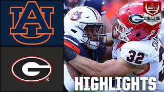 Georgia Bulldogs vs Auburn Tigers  Full Game Highlights [upl. by Fabio]