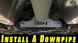 How To Install a Turbo Downpipe [upl. by Eneryt605]