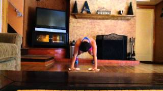 Cross arm plank power Plates Challenge [upl. by Sitsuj714]