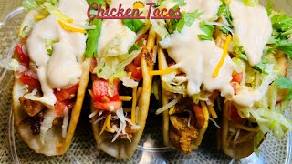 Chicken Tacos Recipe  Mexican Chicken Tacos [upl. by Carter]