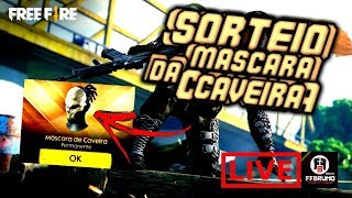 🔴 LIVE FREE FIRE💥SORTEIO MASCARA DA CAVEIRA JOGANDO COM GERAL💥SORTEIOS💥FreeFireBattlegrounds [upl. by Vasili]