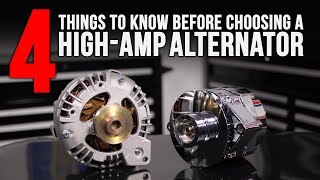 How to Choose a HighAmp Alternator [upl. by Kiri]