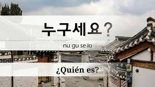 Frases básicas en coreano para la vida cotidiana [upl. by Niamjneb209]