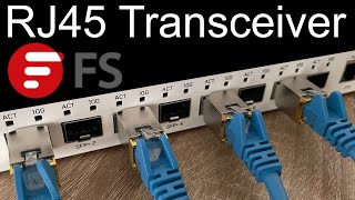 RJ45 Transceiver für 10Gbit und 1Gbit von FScom [upl. by Notsrik]