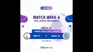 FIMA FC VS BRAVE FA  DYNASTY LEAGUE  MATCH WEEK 4 [upl. by Wharton]