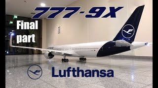 BOEING 7779X Lufthansa new liveryRC airliner build video FINAL [upl. by Olinde]