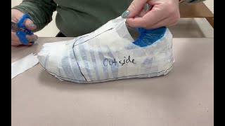 Creating a Shoe Pattern for Making a Sculptural Shoe in Clay  EASY Step by Step [upl. by Eardna552]