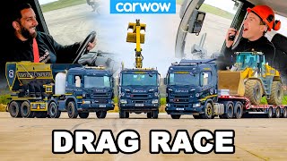 Scania Trucks amp Crazy Cargo DRAG RACE 115 Tonnes [upl. by Strohbehn]