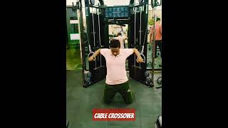 Cable cross exercise At gymcable crossover workout At gym perfect cable cross exercise [upl. by Oirevas]