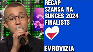 Szansa na Sukces Finalists  RECAP  JESC 2024 [upl. by Eidderf]