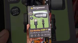 Best Car Charger  Bergmann CarGenius XXF1  Fast Charging [upl. by Seto553]