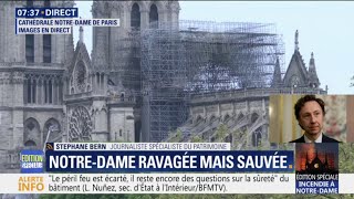 Daprès Stéphane Bern il faudra quot40 à 50 ansquot pour reconstruire NotreDame [upl. by Rustice]