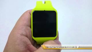 SWR50 Reset 重設 方式Smartwatch 3 [upl. by Eihtur]