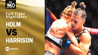 DEBUT WIN 😮‍💨  Holly Holm vs Kayla Harrison  UFC300 Highlights [upl. by Raven]