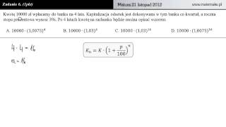 Zadanie 6  Matura próbna 21112012 [upl. by Selohcin]