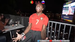 Portugal 🇵🇹 vs Slovenia 🇸🇮 EUROS irl [upl. by Mauchi]