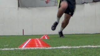 Pro Agility Drill  How To Increase your Overall Speed  5105 [upl. by Ahseryt990]