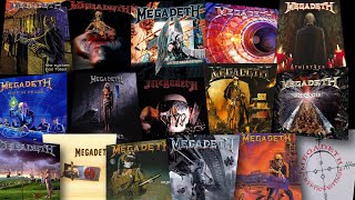 Megadeth  ranking all 16 studio albums [upl. by Alesi]