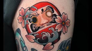 Daruma Tattoo Time Lapse [upl. by Matt]