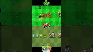 Pvz 2 Vs Pvz  Sea Shroom Peashooter Kernel Plant Team Vs Newspaper zombie Team shorts [upl. by Vocaay313]