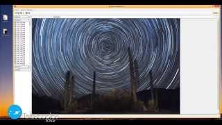 Introducción a la Astrofotografía  Trazados con Software Startrails [upl. by Annadroj]