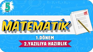 5Sınıf Matematik 1Dönem 2Yazılıya Hazırlık  2021 📝 [upl. by Ait]