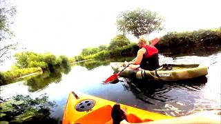 Kayaking on the river Stour Canterbury [upl. by Agustin]