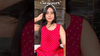 Navratri hairstyle shorts viral hairstyle shell easyhairstyle navratri navratrispecial [upl. by Schnur457]