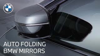 How to Auto Fold BMW Mirrors  BMW HowTo [upl. by Aicinad771]