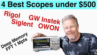 Top 4 Oscilloscopes under 500 bestoscilloscope toposcilloscope bestscope [upl. by Leumek]