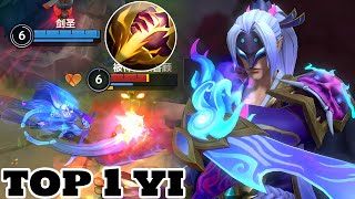 Wild Rift Master yi  Top 1 Master yi Gameplay Rank Season 12 [upl. by Airual463]