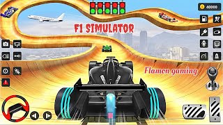 Formula 1 Car Mega Ramp Simulator  F1 3d Gameplay f1 gadiwalagame carracing cargames3d [upl. by Martynne731]