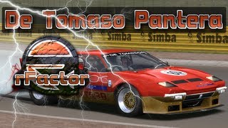 De Tomaso Pantera  Monaco Grand Prix 1967 rFactor HD [upl. by Assyram]