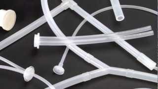 AdvantaFlex® Biopharmaceutical Grade TPE Tubing from AdvantaPure  weldable sealable pumpable [upl. by Nahtal]