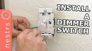 How to Install an LED Dimmer Switch  Nestrs [upl. by Jorry]