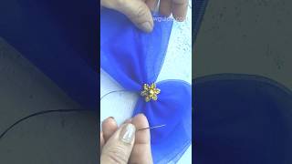 Making a tulle bow  20 secs Deciding on stitching decorations on it 20 minutes 😮 [upl. by Schecter]