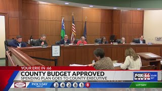 Erie County Council approves budget awaiting executive review [upl. by Midian650]