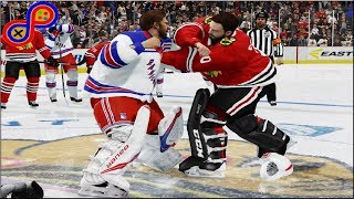 NHL Goalie Fights 2017 [upl. by Annayd155]