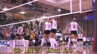 UNIs 2001 Volleyball Team Inducted into Hall of Fame [upl. by Anaitsirc493]