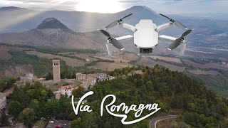 La VIA ROMAGNA vista da un DRONE  DJI Mavic Mini [upl. by Snahc]