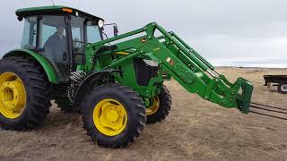 2015 John Deere 6140D MFWD Loader Tractor on BigIron Auction [upl. by Veda983]