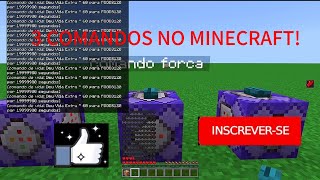 3 COMANDOS DE BLOCO DE COMANDO NO MINECRAFT [upl. by Comyns684]