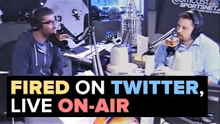 Chicago Radio Hosts Fired Over Twitter Live OnAir [upl. by Cade]