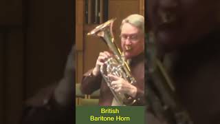 A Baritone  American BaritoneEuphonium  Euphonium AB Comparison Same Room Same Piece [upl. by Politi339]